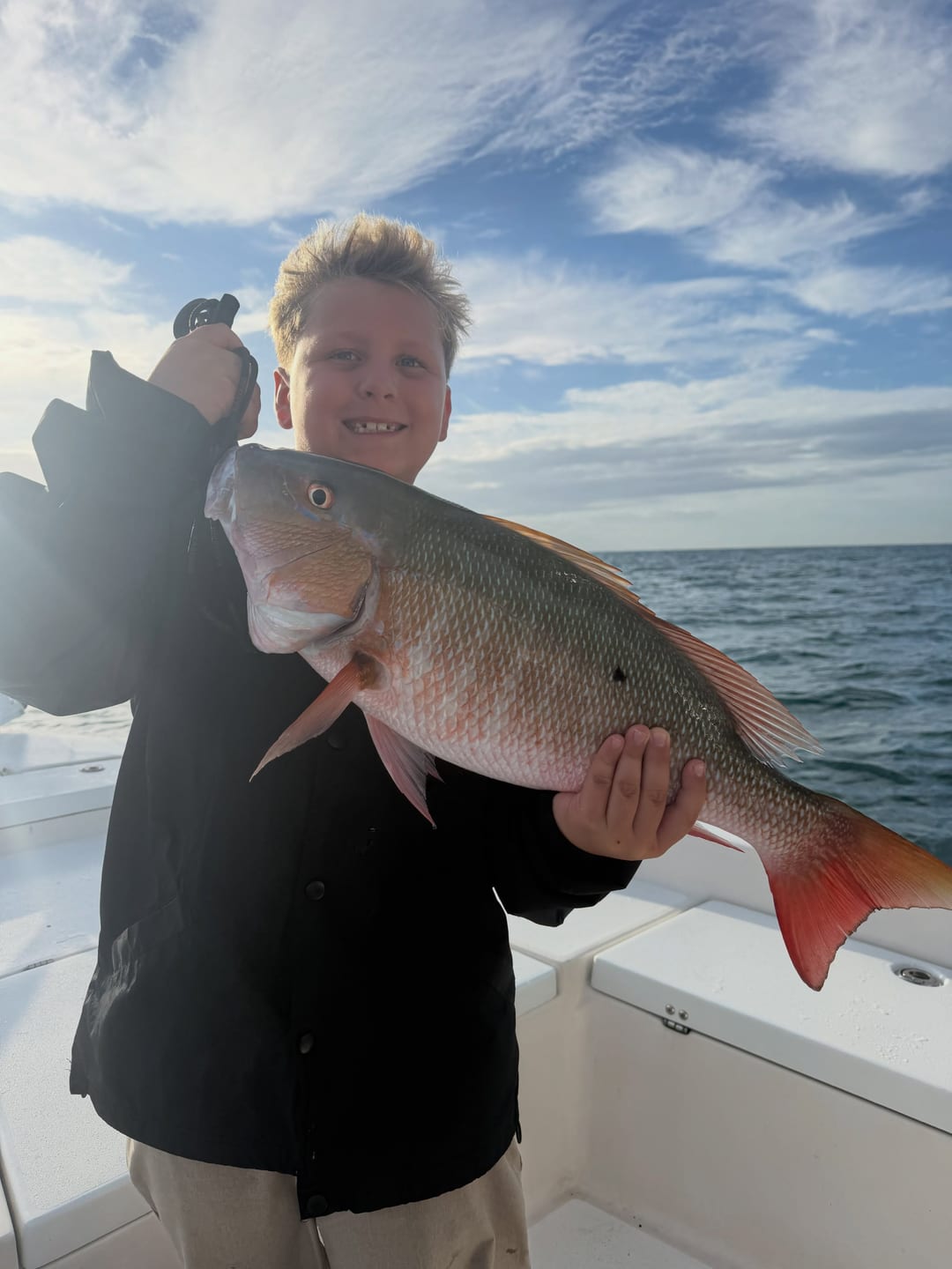 Jumbo muttonsnapper and africanpompano for mr_wion and his son