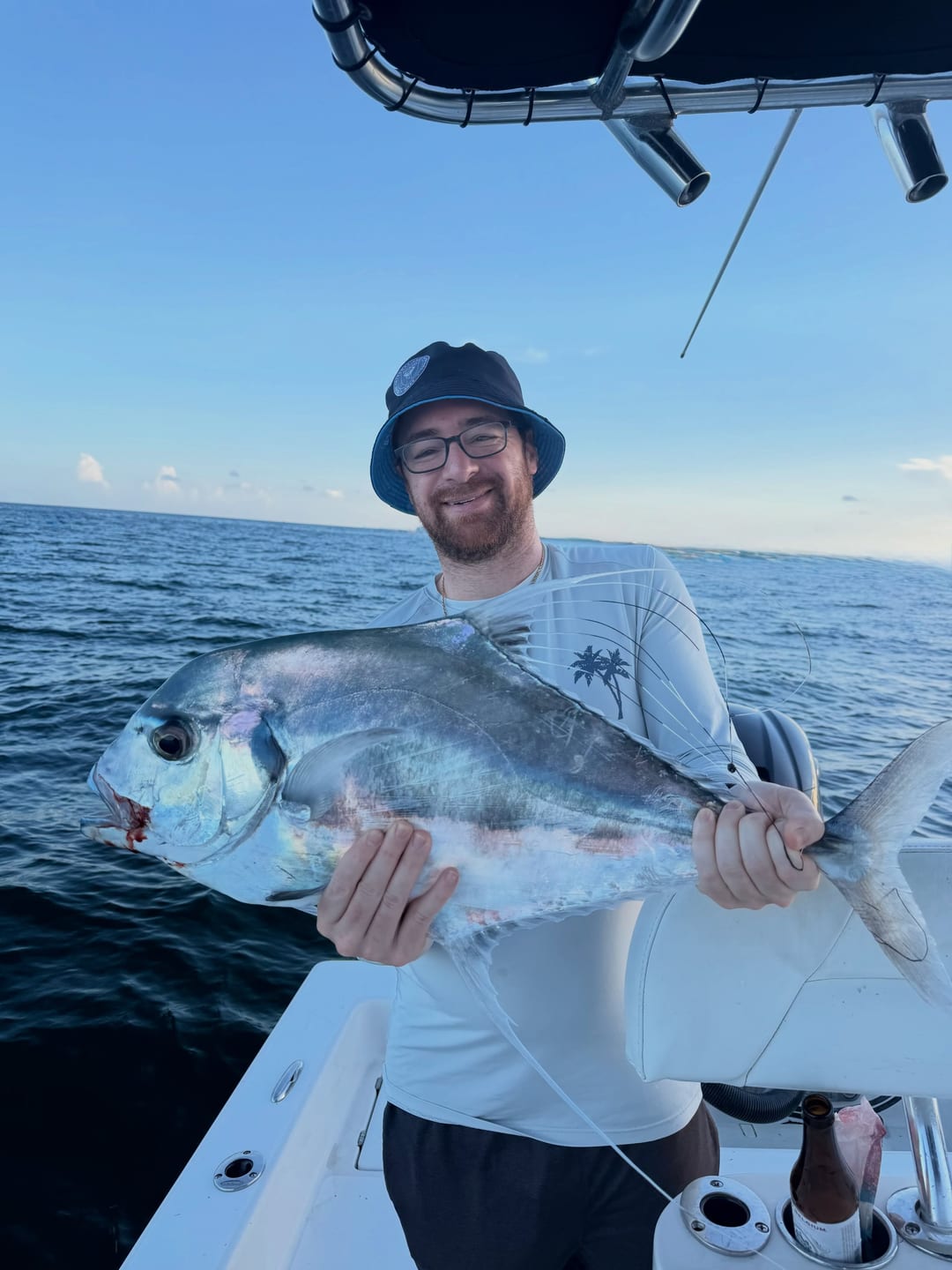 Africanpompano the crew took hook to eat!